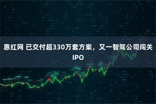惠红网 已交付超330万套方案，又一智驾公司闯关IPO